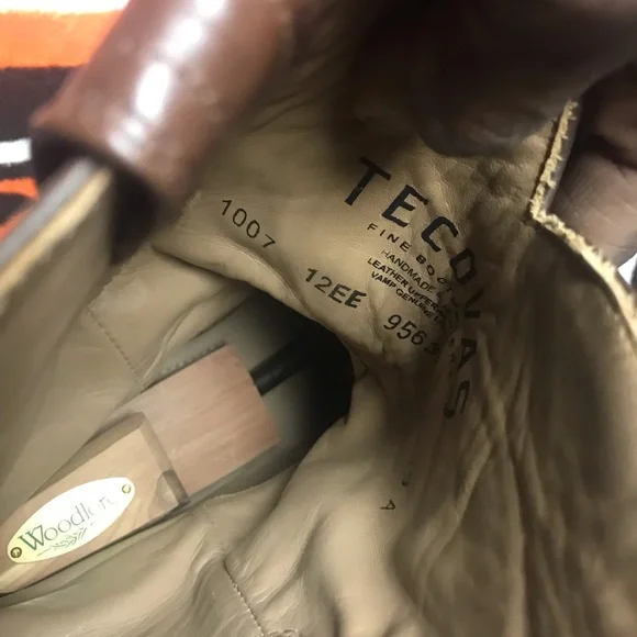 Tecovas Rich Dark Brown Cowboy Boots 1007 12EE 95635 V08 19A - Picture 6 of 8